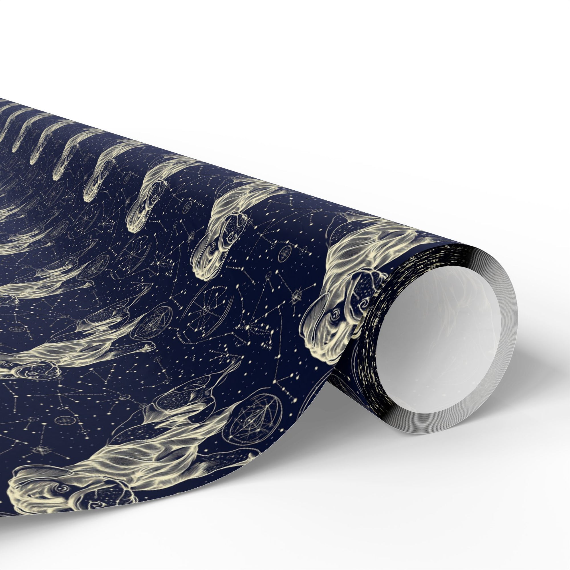 Celestial Boxer Bliss Wrapping Paper