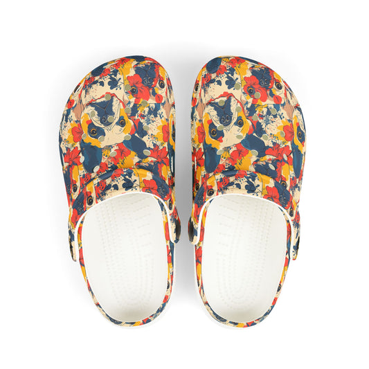 Bloom Pup Frenchietastic Splatter Kid's Foam Clogs