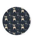 Frenchie Celestial Soar Cork Back Coaster