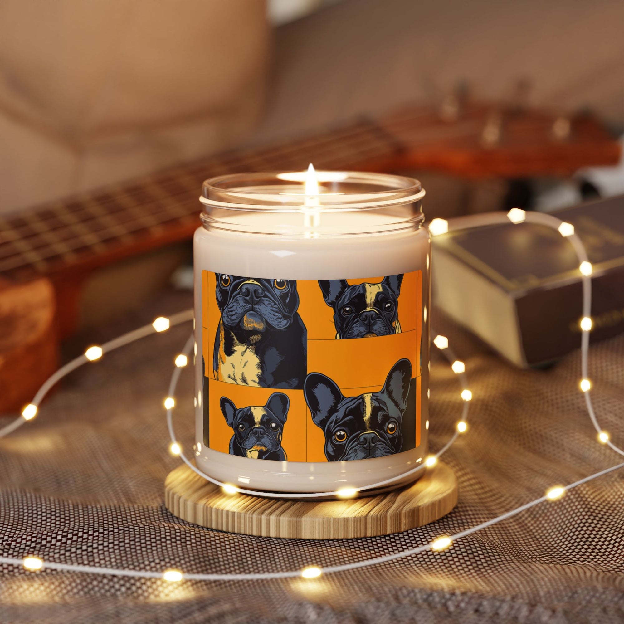 Frenchie Pawsitively Pawsome Peek-a-Boo Perfection Scented Soy Candle