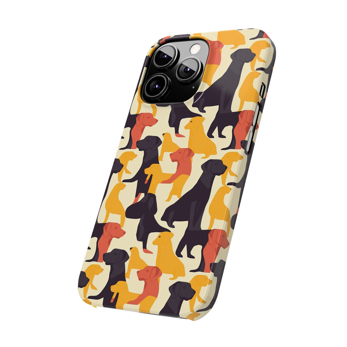 Modern Charm Labrador Chic Slim Phone Cases