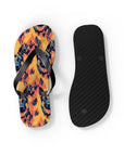 Impressionistic German Shepherds Flip Flops