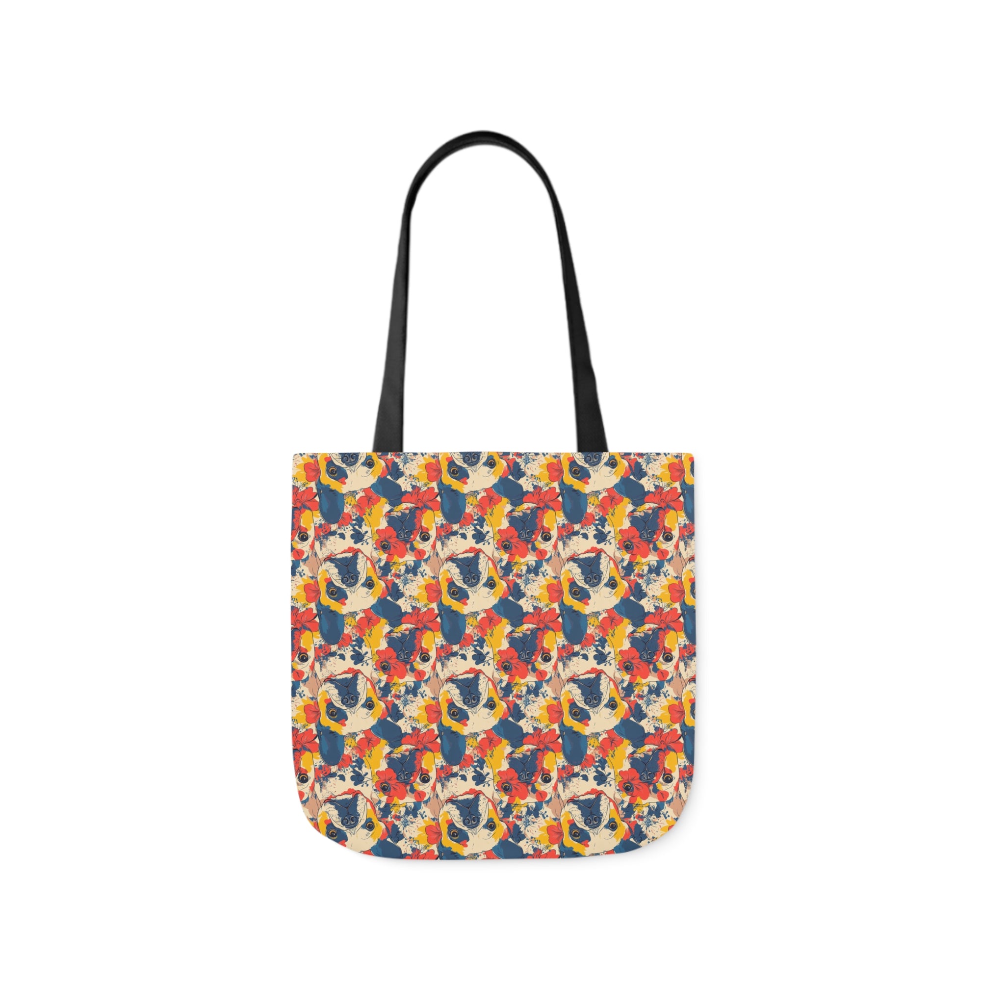 Bloom Pup Frenchietastic Splatter Canvas Tote Bag