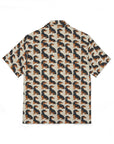 Whimsical Dachsund Dreamcatcher Men's Hawaiian Camp Shirt