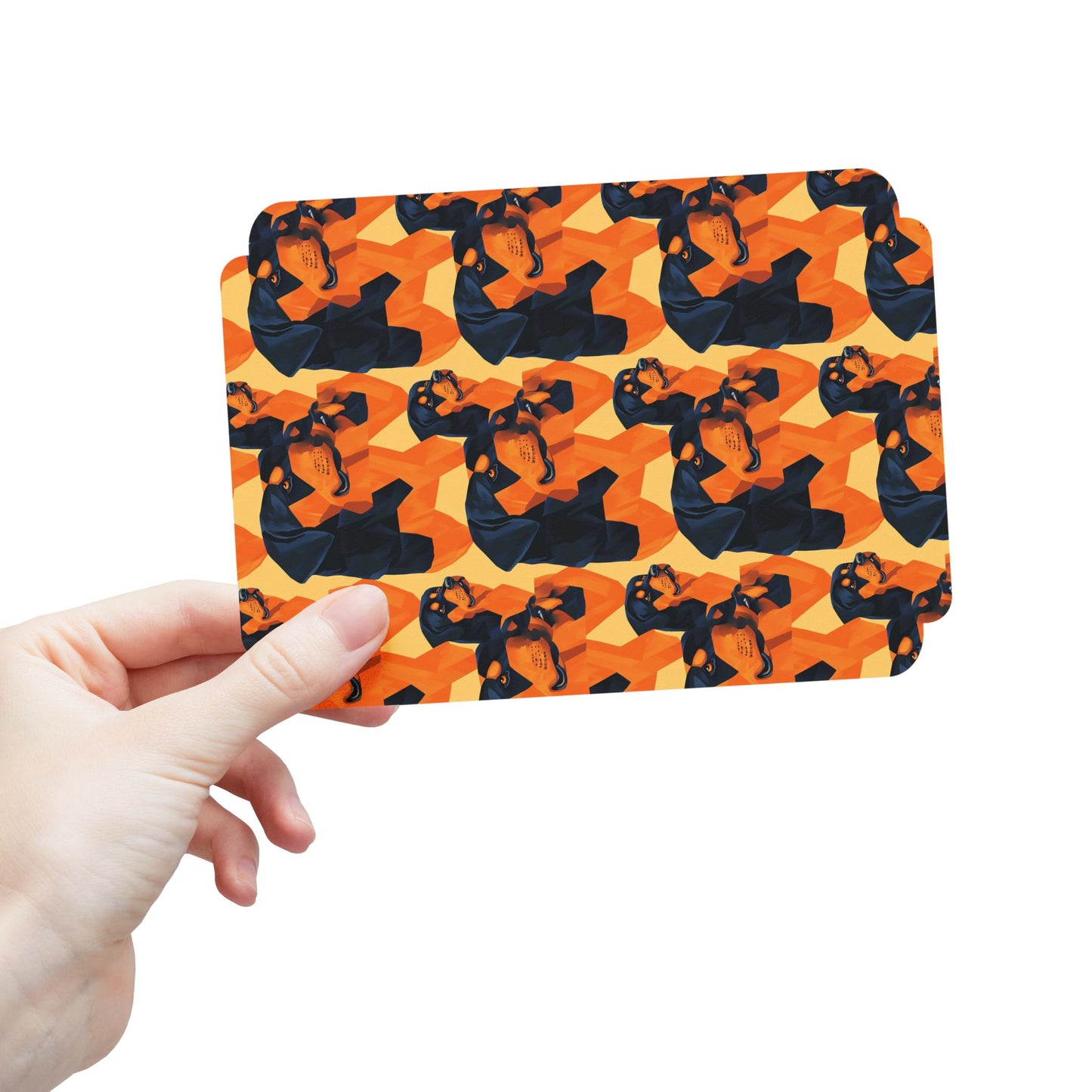 Rottweiler Chic Pawsitivity Postcards