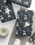 Frenchie Celestial Soar Wrapping Paper