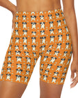 Boxer Blissful Chic Canine High Waisted Yoga Shorts