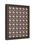 Bulldog Blossom Bonanza Matte Canvas, Framed