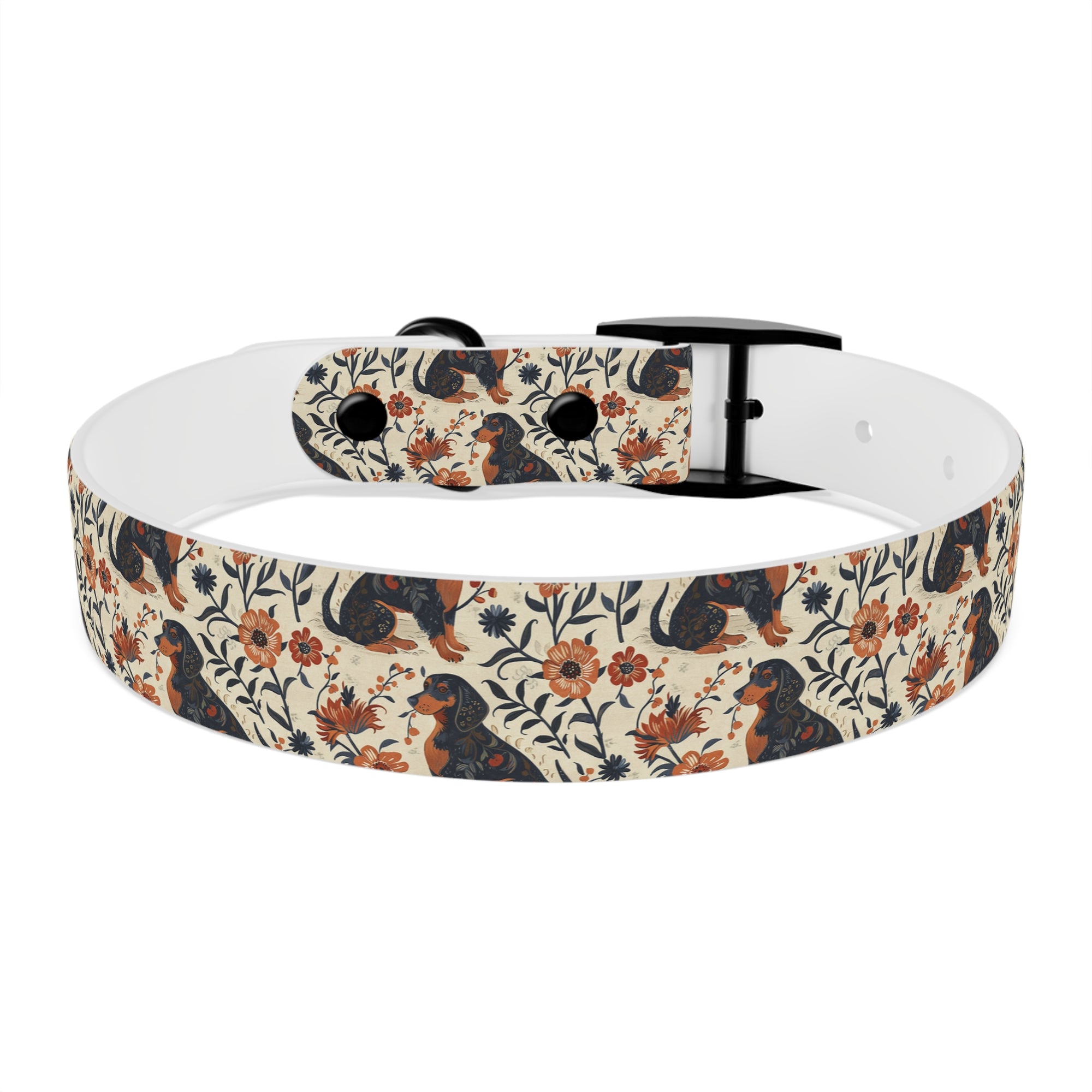 Blossoming Dachshunds Delight Dog Collar