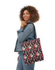 Bulldoggy Bliss Chomper Canvas Tote Bag