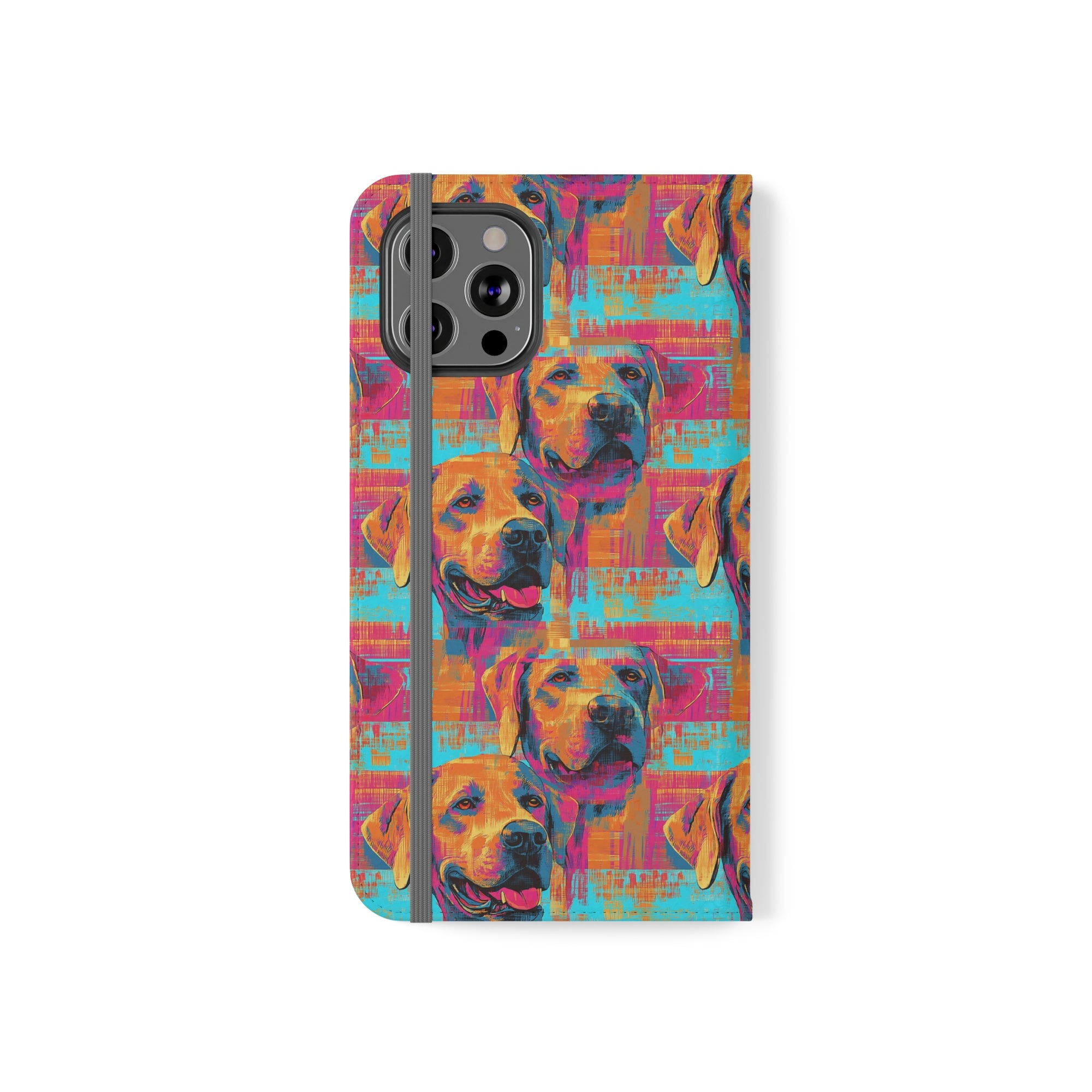 Rustic Charm Labrador Chic Flip Cases