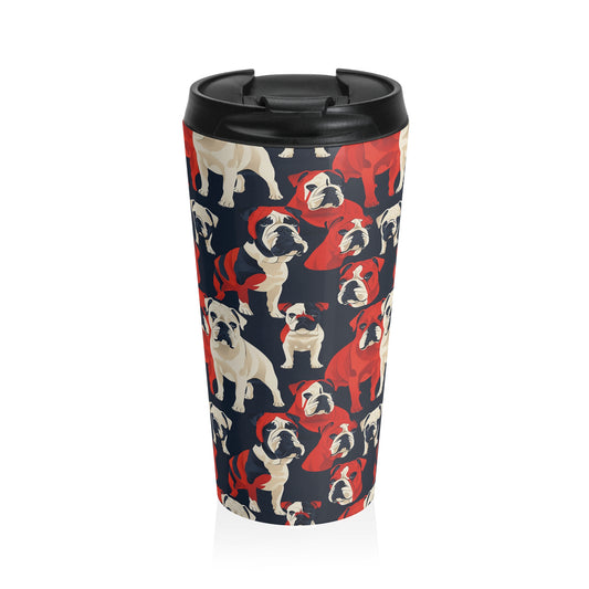 Bulldoggy Bliss Chomper Stainless Steel Travel Mug