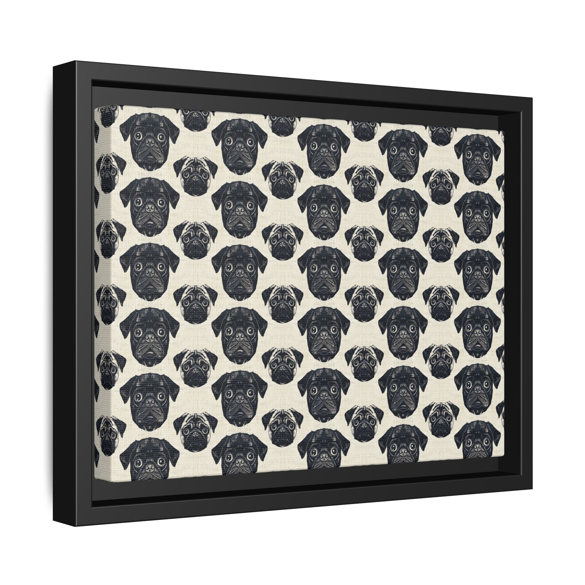 Pugalicious Enchantment Matte Canvas, Framed