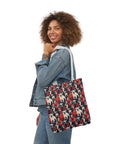 Bulldoggy Bliss Chomper Canvas Tote Bag