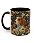 Beagle Blossoms Accent Coffee Mug