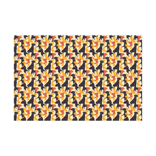 Modern Charm Labrador Chic Gift Wrap Papers