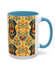 Royal Rottie Regalia Accent Coffee Mug