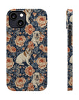 Blooming Bulldog Beauty Slim Phone Cases