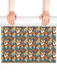 Corgi Carnival Couture Foam Yoga Mat