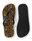 Labrador Lush Pooch Tapestry Flip Flops