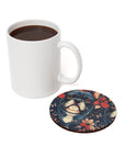 Gothic Rose Bulldog Noir Enchantment Cork Back Coaster