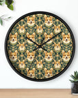 Corgi Charmz Wall Clock