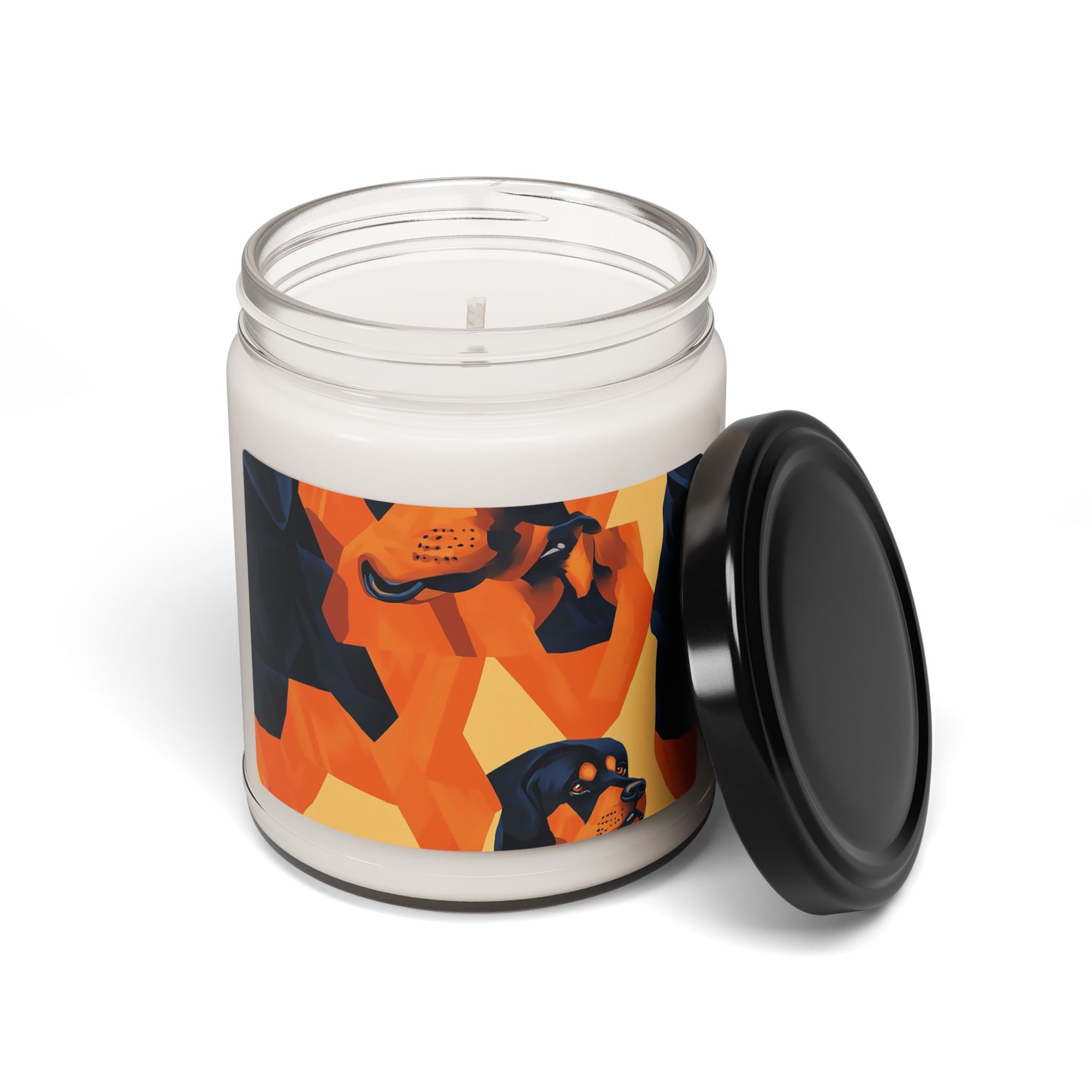 Rottweiler Chic Pawsitivity Scented Soy Candle