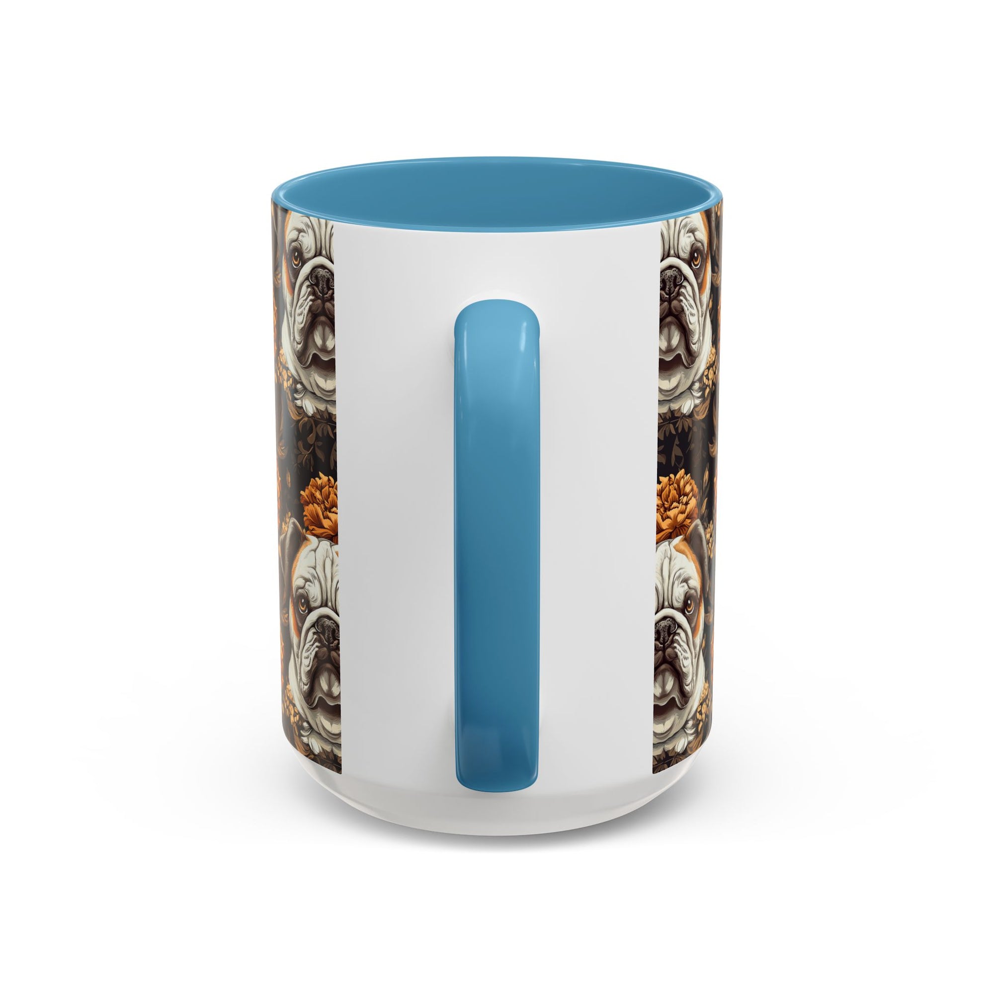 Bloomingly Bulldogistic Bouquet Accent Coffee Mug