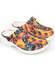 Impressionistic German Shepherds Kid's Foam Clogs