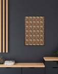 Blooming Pug Paradise Matte Canvas, Framed