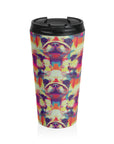 Glitchy Bulldog Blitz Stainless Steel Travel Mug