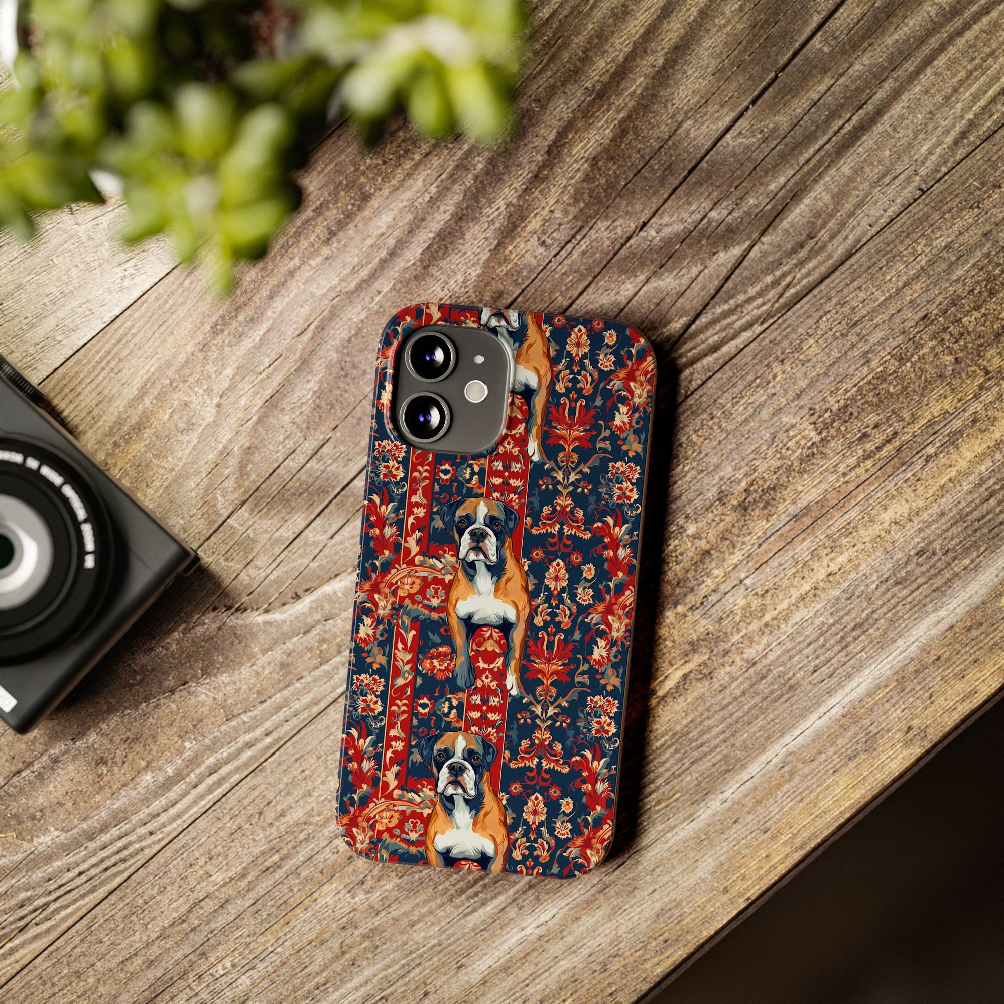 Boxer Blossom Tapestry Delight Slim Phone Cases