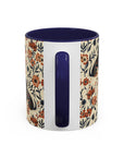 Blossoming Dachshunds Delight Accent Coffee Mug