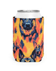 Impressionistic German Shepherds Can Cooler Sleeve