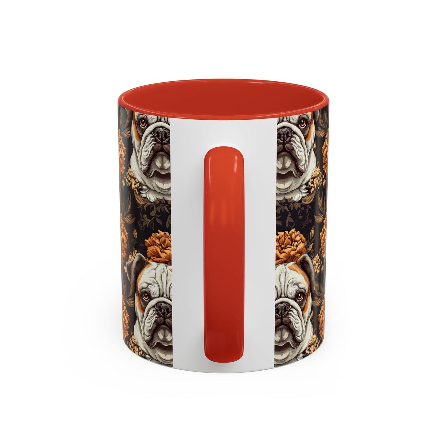 Bloomingly Bulldogistic Bouquet Accent Coffee Mug