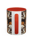 Bloomingly Bulldogistic Bouquet Accent Coffee Mug