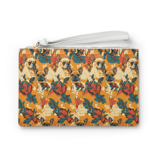 Frenchie Glow-Up Galore Clutch Bag