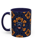 Royal Rottweiler Regalia Accent Coffee Mug