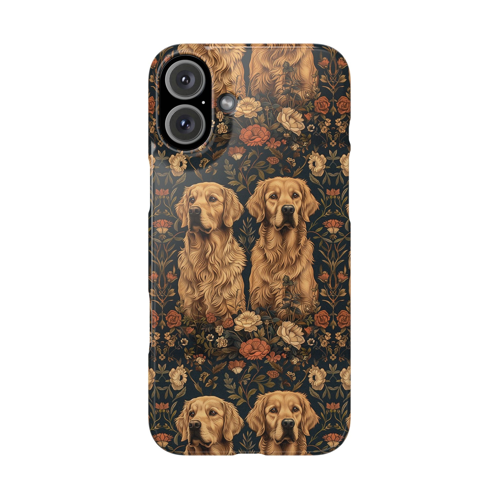 Fanciful Golden Paradise Blossom Slim Phone Cases