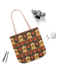 Golden Pawsatronic Tapestry Canvas Tote Bag