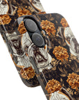 Bloomingly Bulldogistic Bouquet Slim Phone Cases