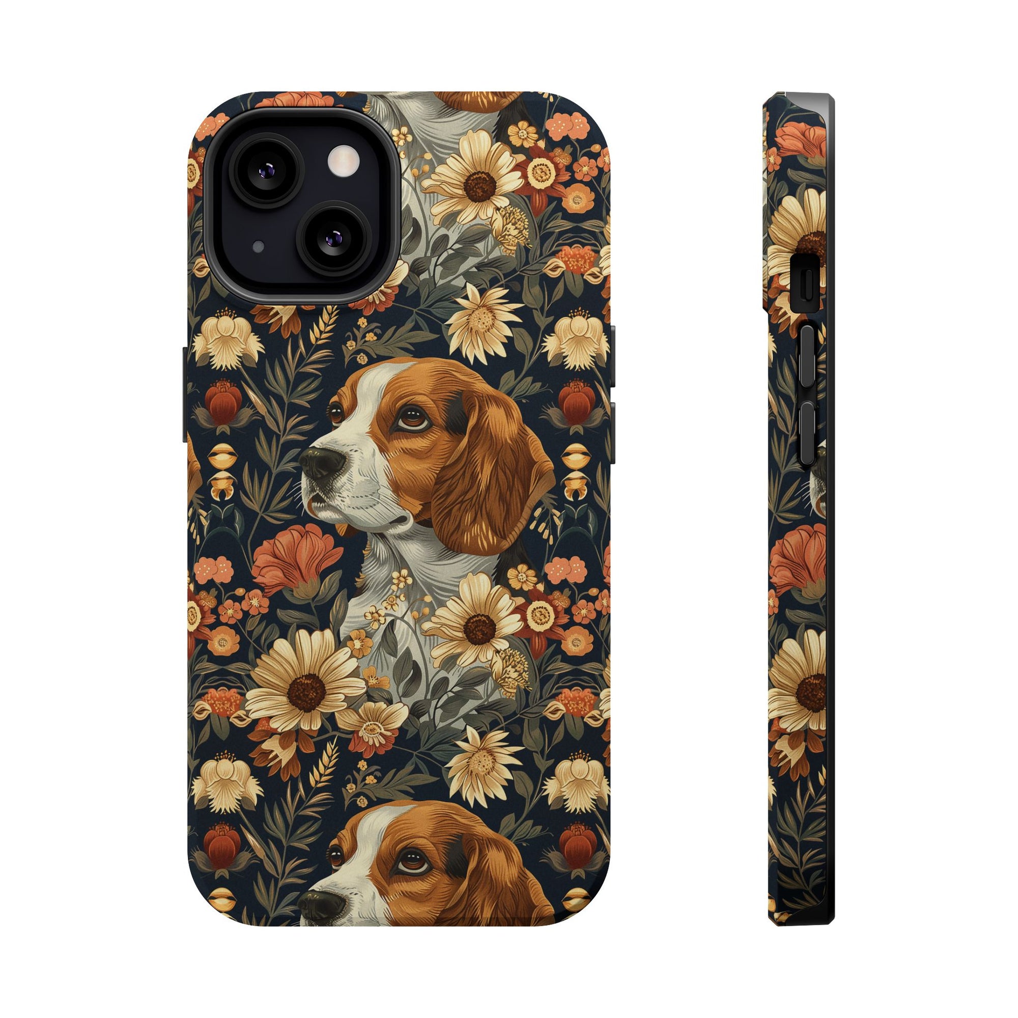 Beagle Blossoms Magnetic Tough Cases