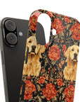 Golden Pawsatronic Tapestry Slim Phone Cases