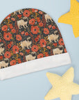 Pug Paradise Playpen Baby Beanie