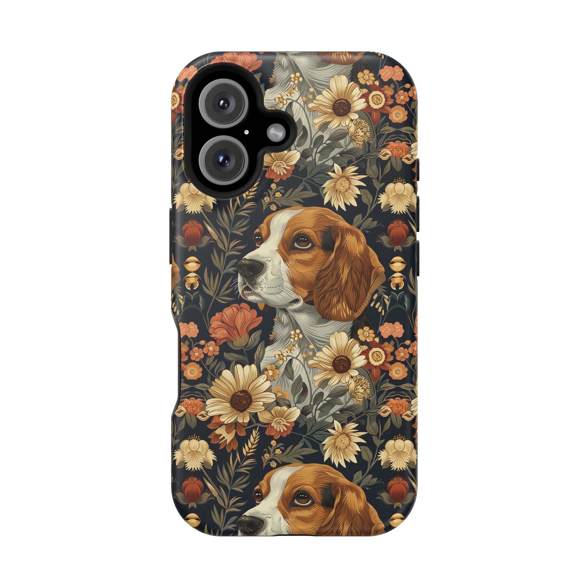 Beagle Blossoms Magnetic Tough Cases