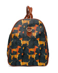 Dapper Dachshund Noir Glow Waterproof Travel Bag