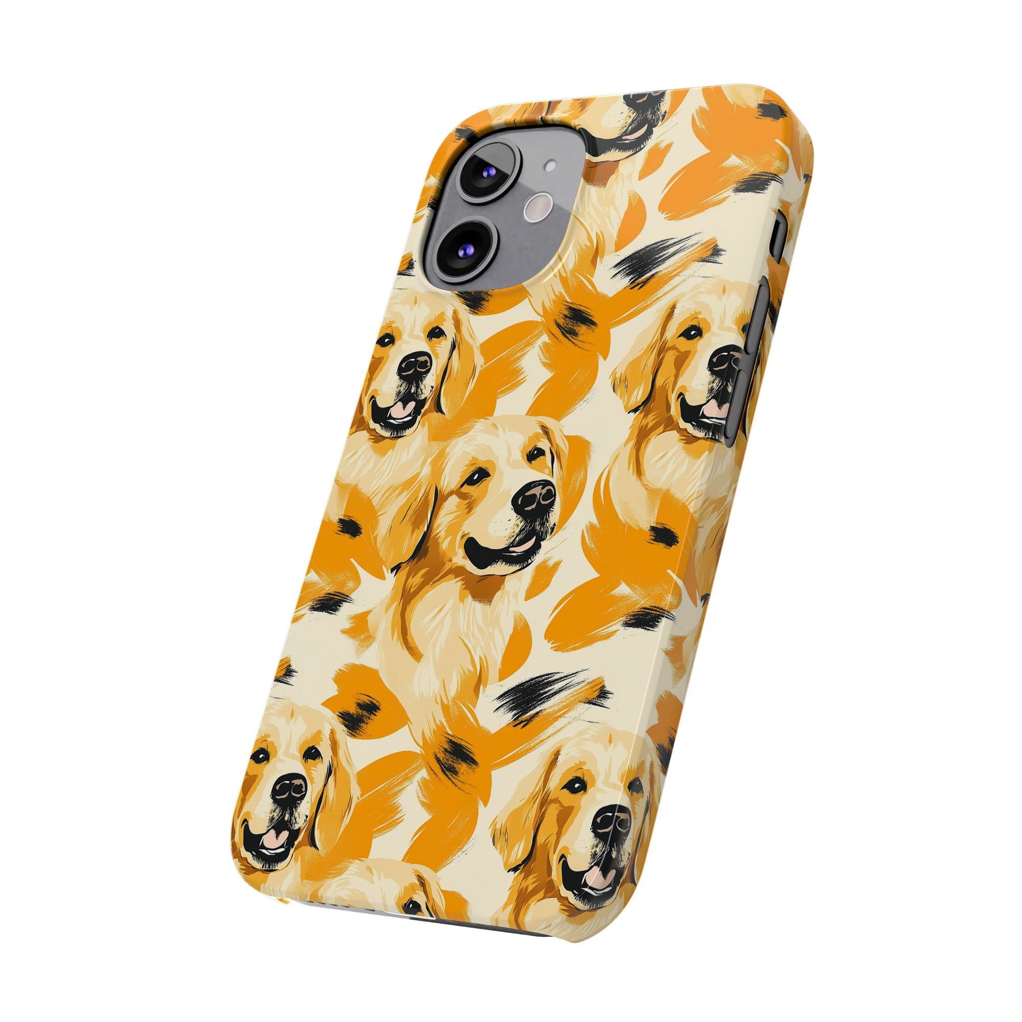 Golden Glitz &#39;n Glamour Woofwear Slim Phone Cases