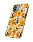 Golden Glitz 'n Glamour Woofwear Slim Phone Cases