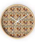 Bowtie Boxer Bliss Wall Clock