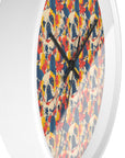 Bloom Pup Frenchietastic Splatter Wall Clock